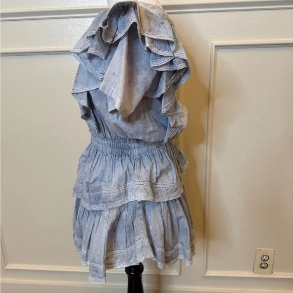 LoveShackFancy Soft Blue Cotton Top - Picture 4 of 9